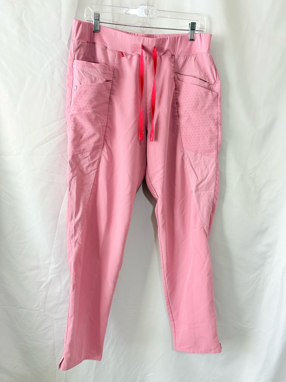 Figs Technical Collection Pink Scrub Pants size Large